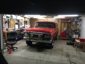 Bronco In Garage